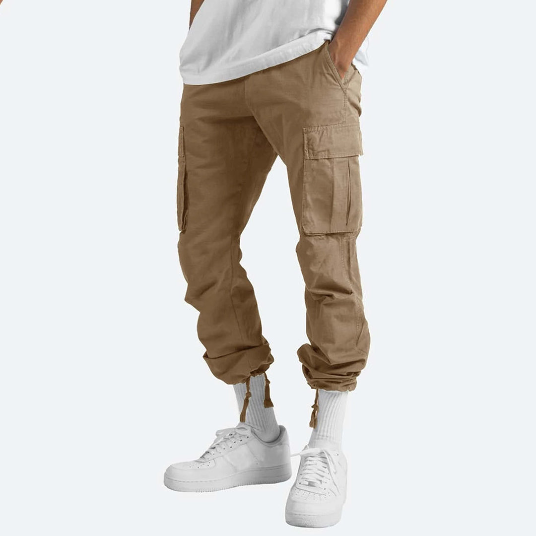 Men's Cargo Trousers - Graham-Black-S-Nora Luxe