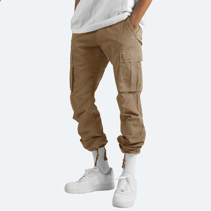 Men's Cargo Trousers - Graham-Black-S-Nora Luxe