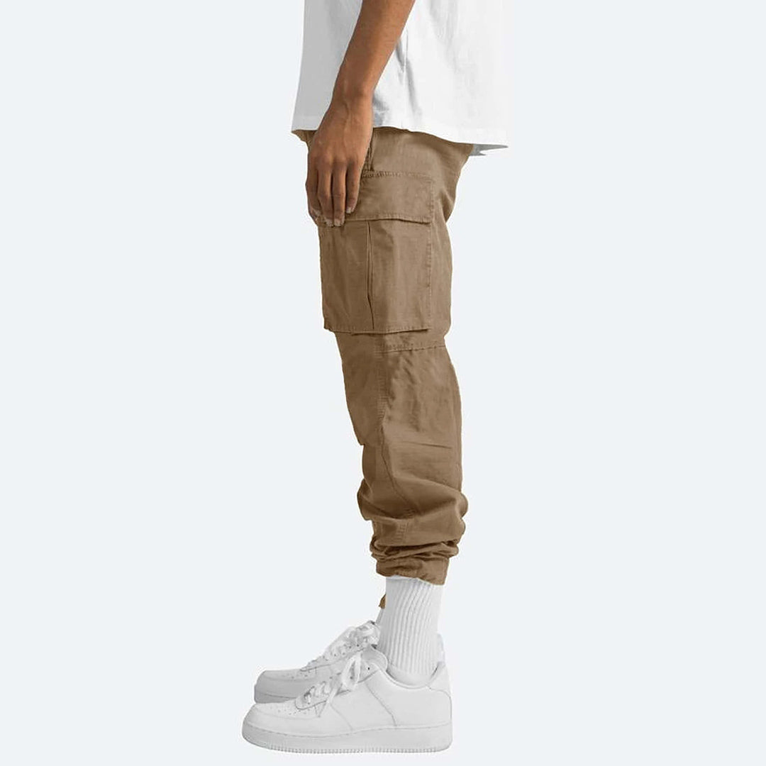 Men's Cargo Trousers - Graham-Black-S-Nora Luxe