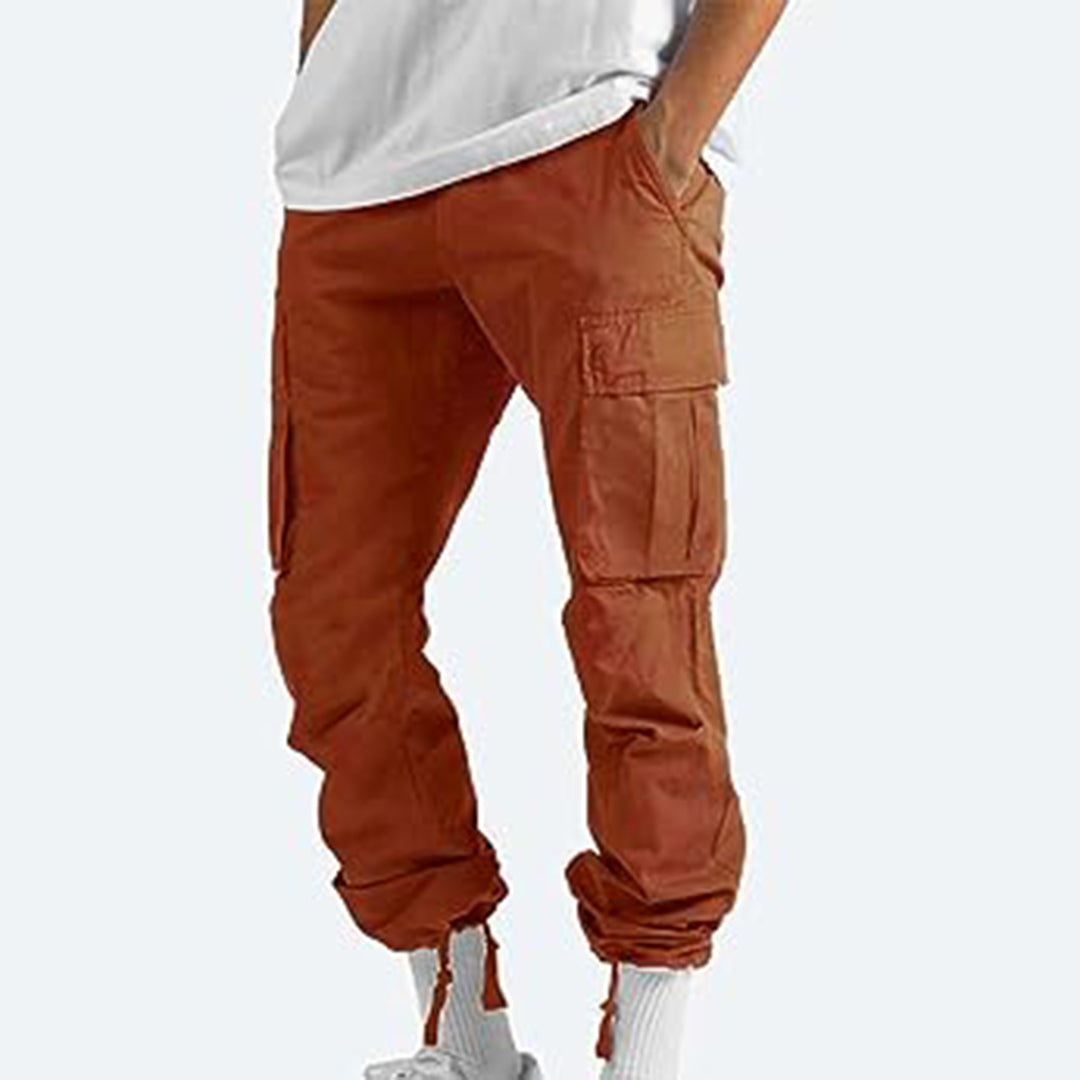 Men's Cargo Trousers - Graham-Black-S-Nora Luxe