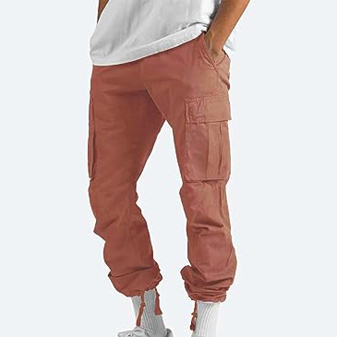 Men's Cargo Trousers - Graham-Black-S-Nora Luxe