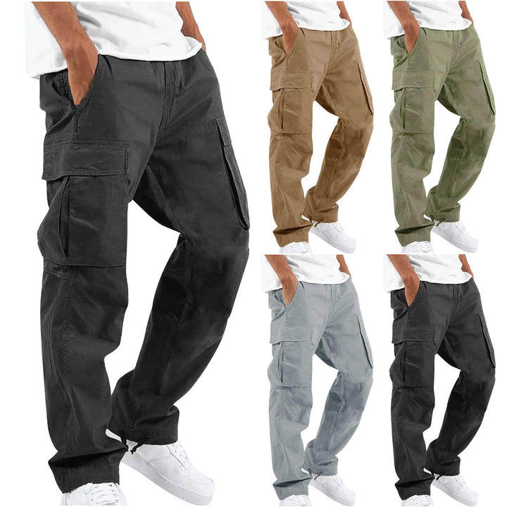 Men's Cargo Trousers - Graham-Black-S-Nora Luxe