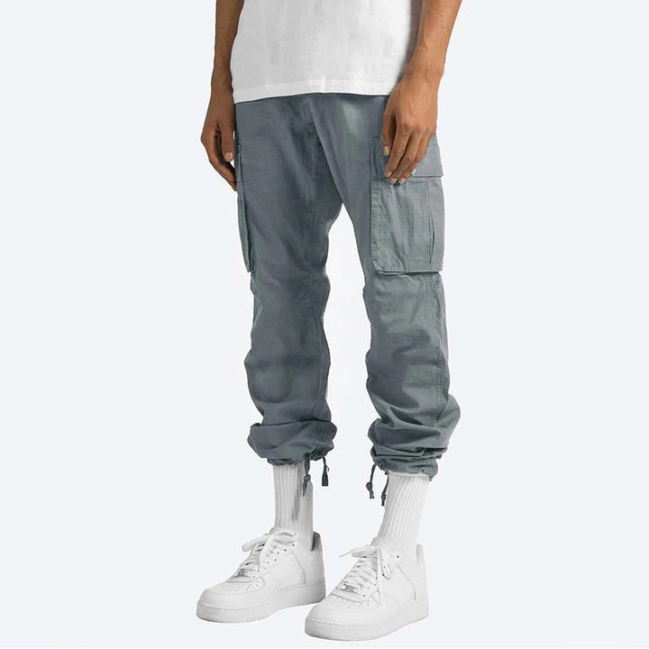 Men's Cargo Trousers - Graham-Black-S-Nora Luxe