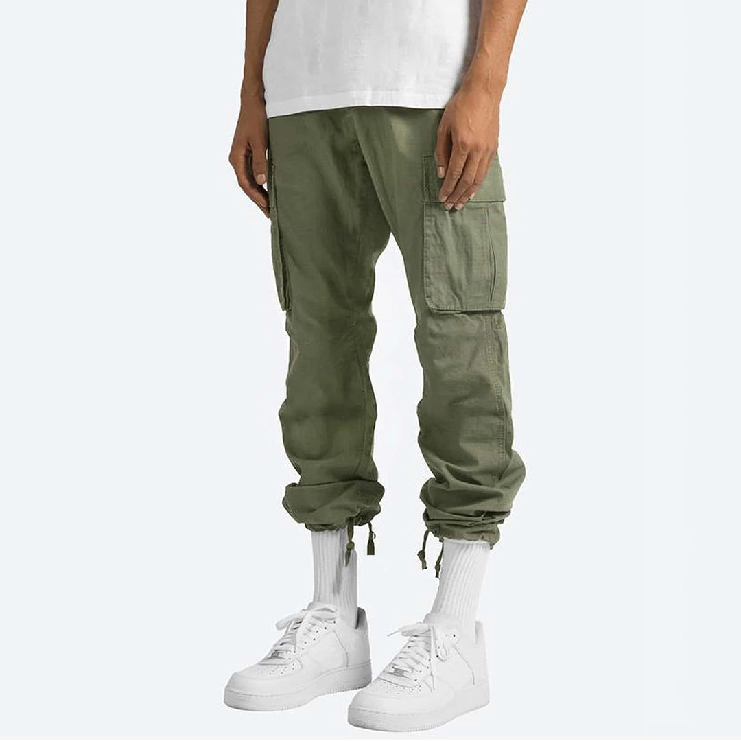 Men's Cargo Trousers - Graham-Black-S-Nora Luxe