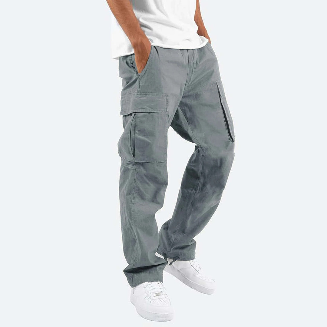 Men's Cargo Trousers - Graham-Gray-S-Nora Luxe
