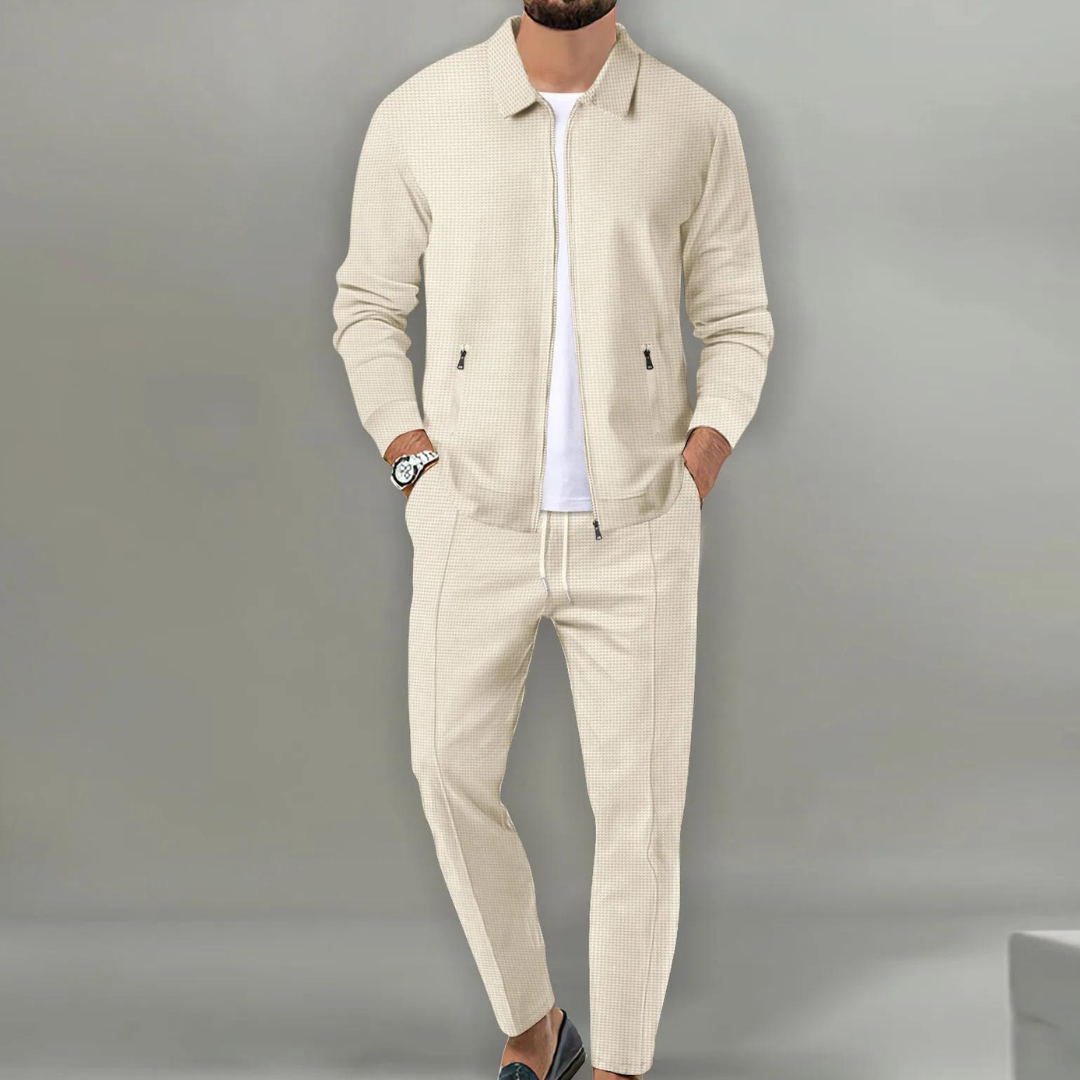Men's Clothing Set - Felix-Beige-S-Nora Luxe