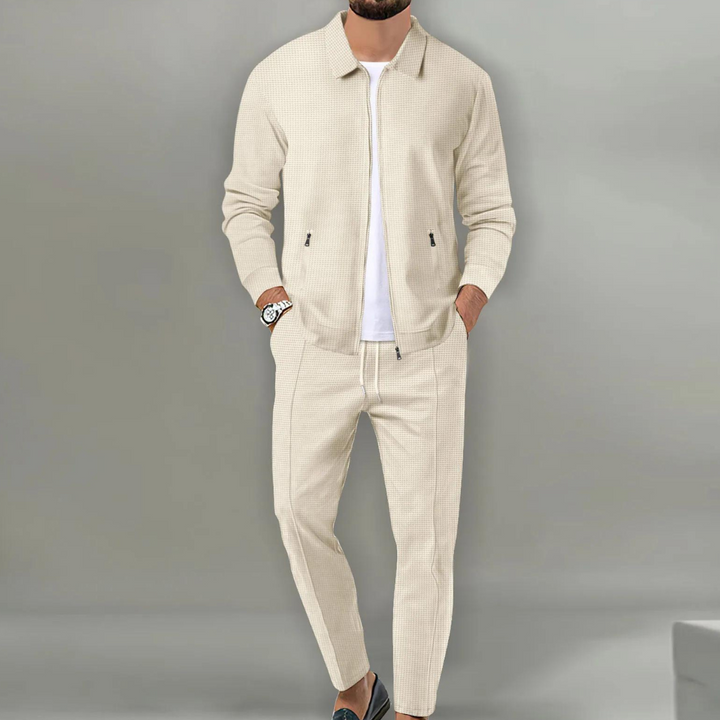 Men's Clothing Set - Felix-Beige-S-Nora Luxe
