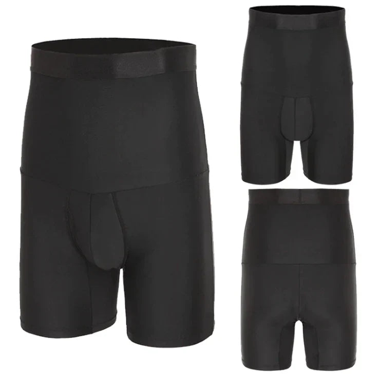 Men's Compression Shorts - CoreFlex-Black-S-Nora Luxe
