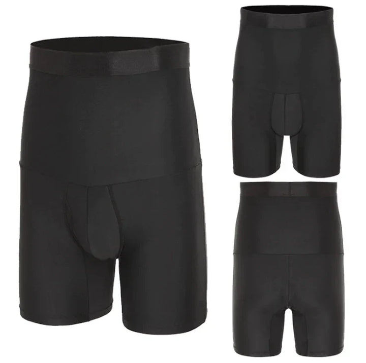 Men's Compression Shorts - CoreFlex-Black-S-Nora Luxe