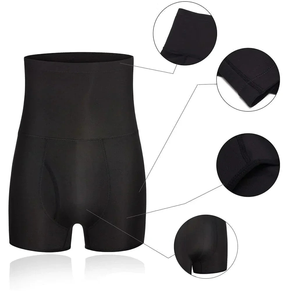 Men's Compression Shorts - CoreFlex-Black-S-Nora Luxe