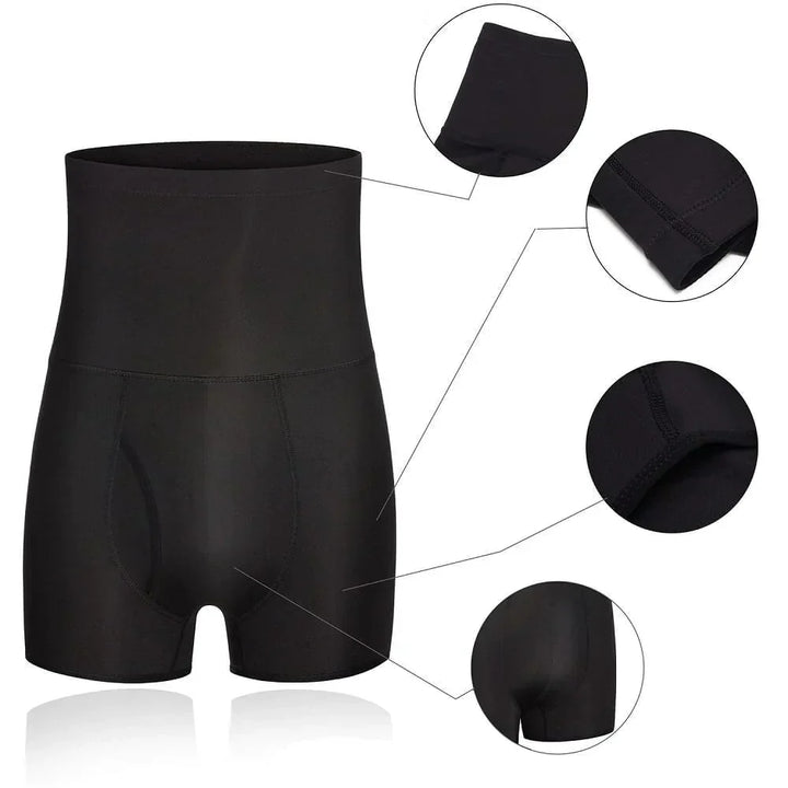 Men's Compression Shorts - CoreFlex-Black-S-Nora Luxe