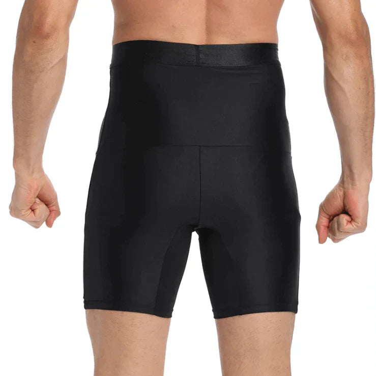 Men's Compression Shorts - CoreFlex-Black-S-Nora Luxe