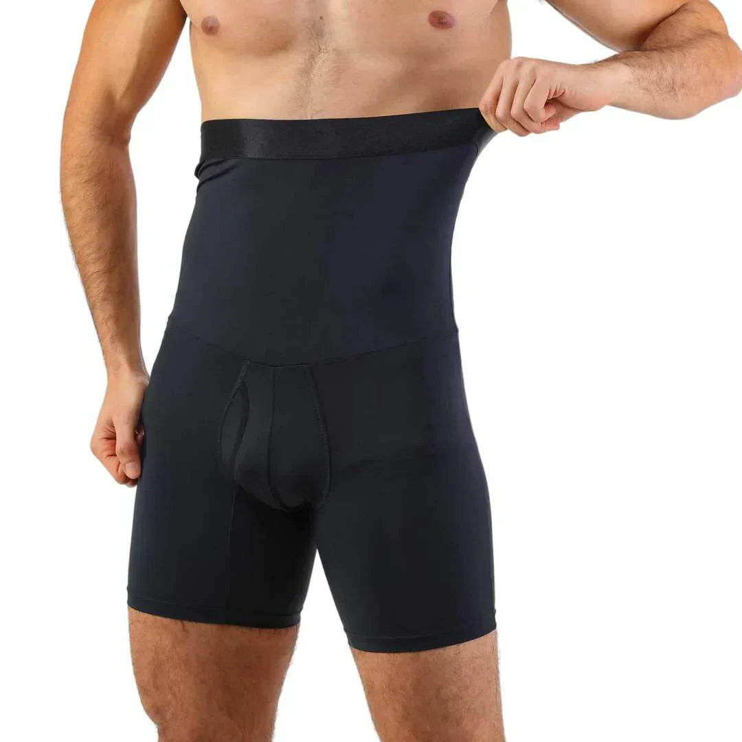 Men's Compression Shorts - CoreFlex-Black-S-Nora Luxe