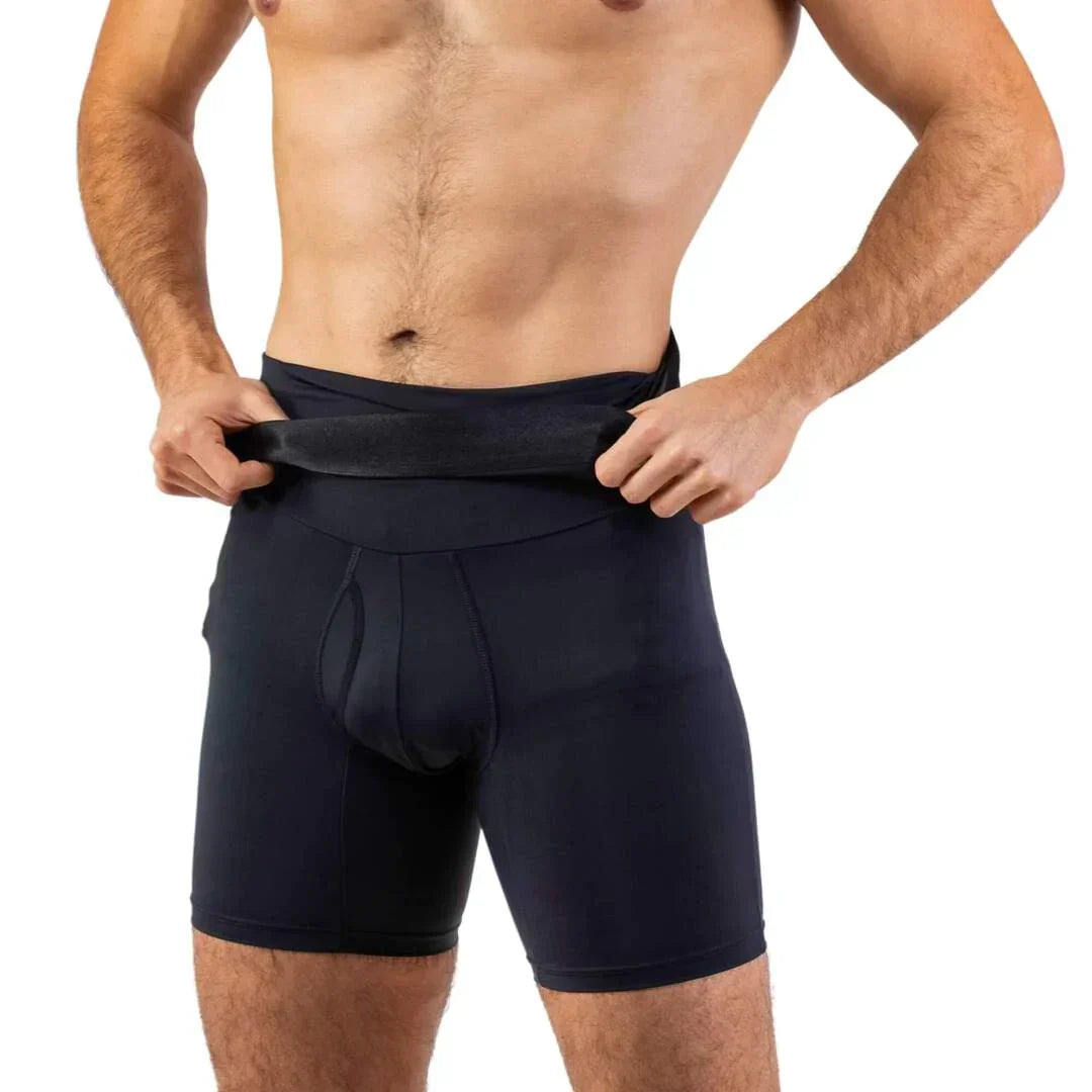 Men's Compression Shorts - CoreFlex-Black-S-Nora Luxe