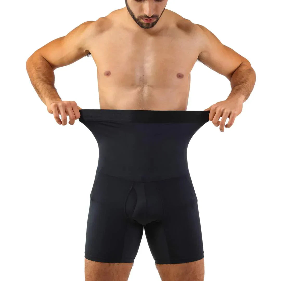 Men's Compression Shorts - CoreFlex-Black-S-Nora Luxe