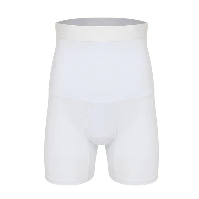 Men's Compression Shorts - CoreFlex-White-S-Nora Luxe