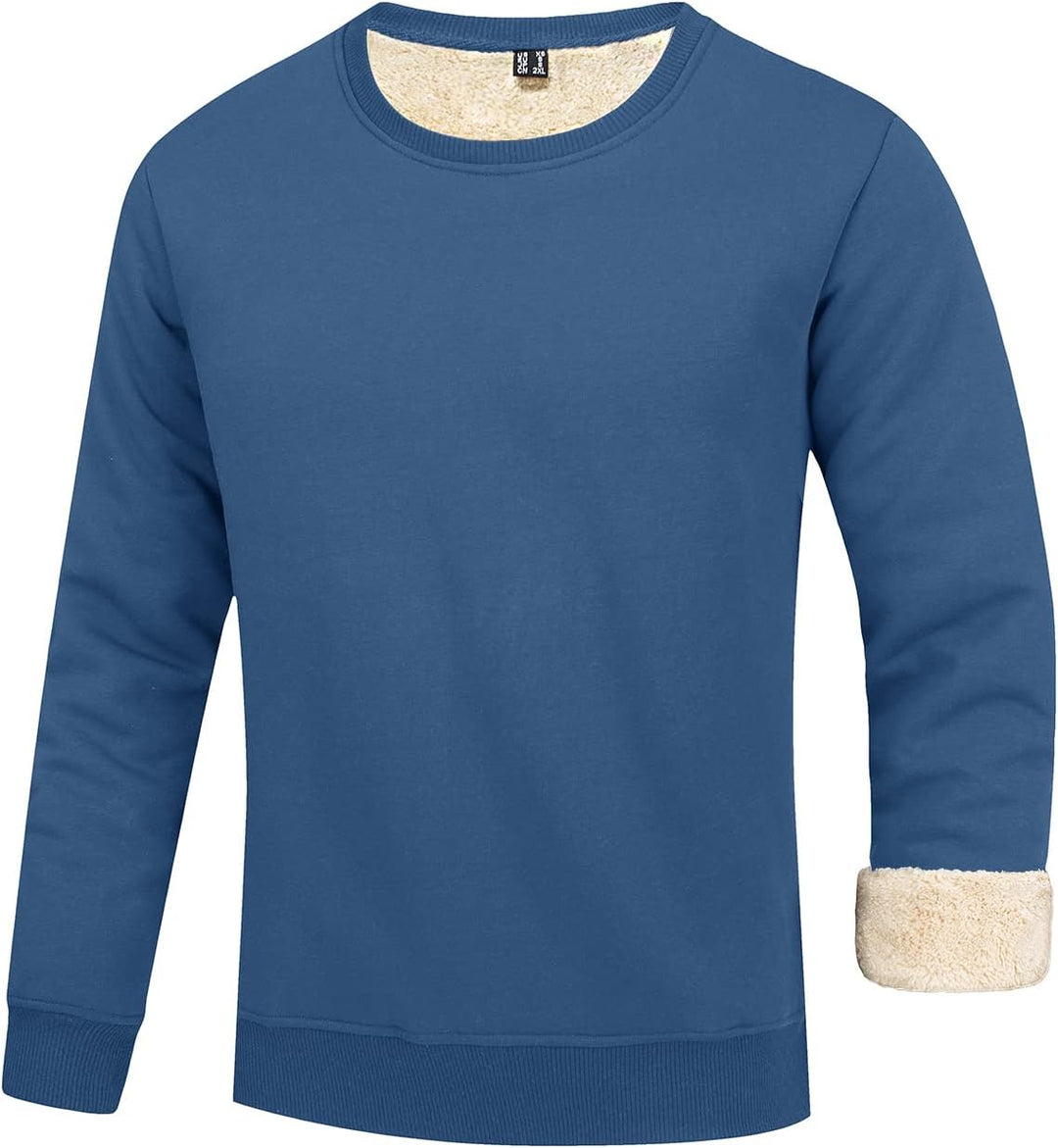 Men's Fleece Sweatshirt - Liam-Blue-S-Nora Luxe