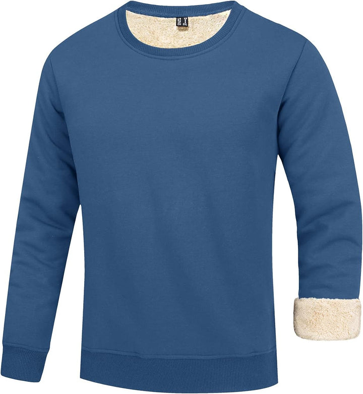 Men's Fleece Sweatshirt - Liam-Blue-S-Nora Luxe