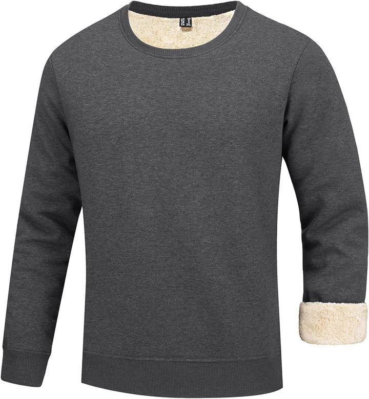 Men's Fleece Sweatshirt - Liam-Gray-S-Nora Luxe