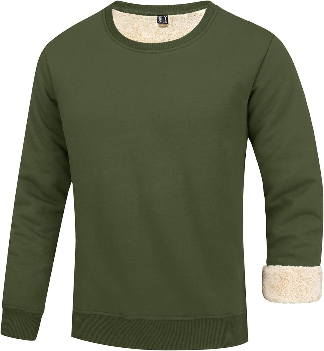 Men's Fleece Sweatshirt - Liam-Green-S-Nora Luxe