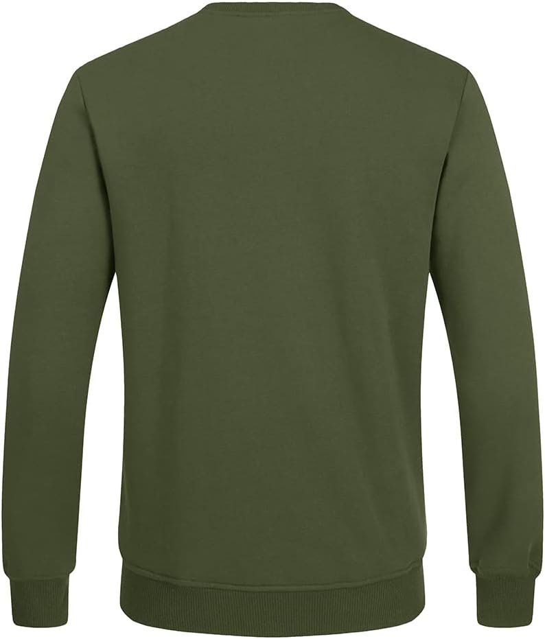 Men's Fleece Sweatshirt - Liam-Green-S-Nora Luxe