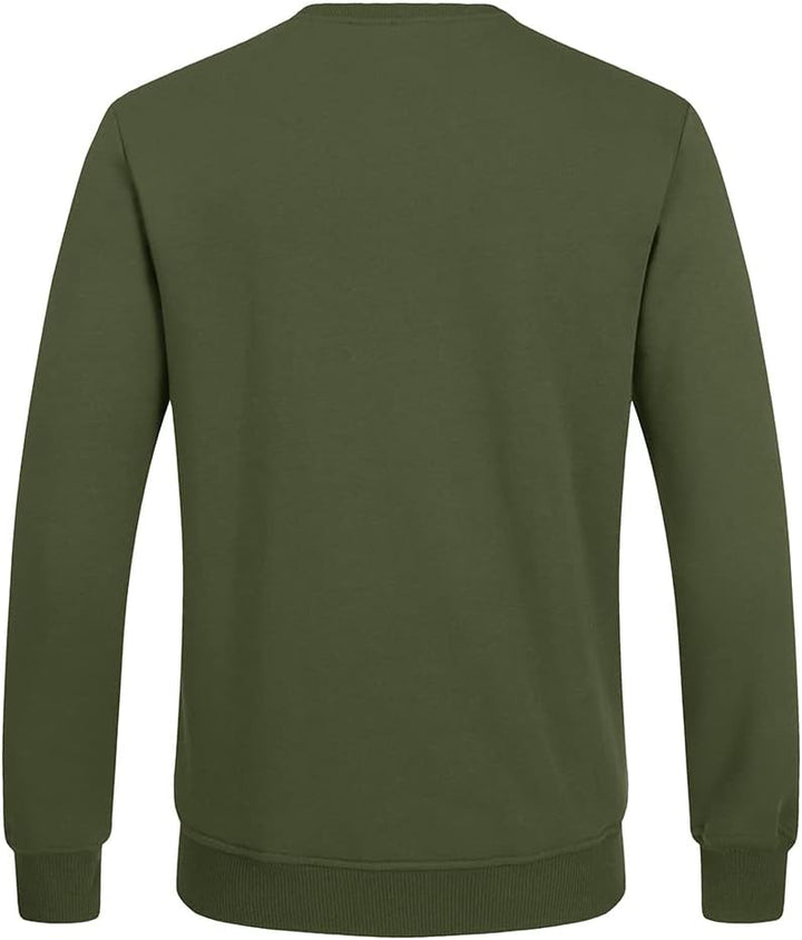 Men's Fleece Sweatshirt - Liam-Green-S-Nora Luxe