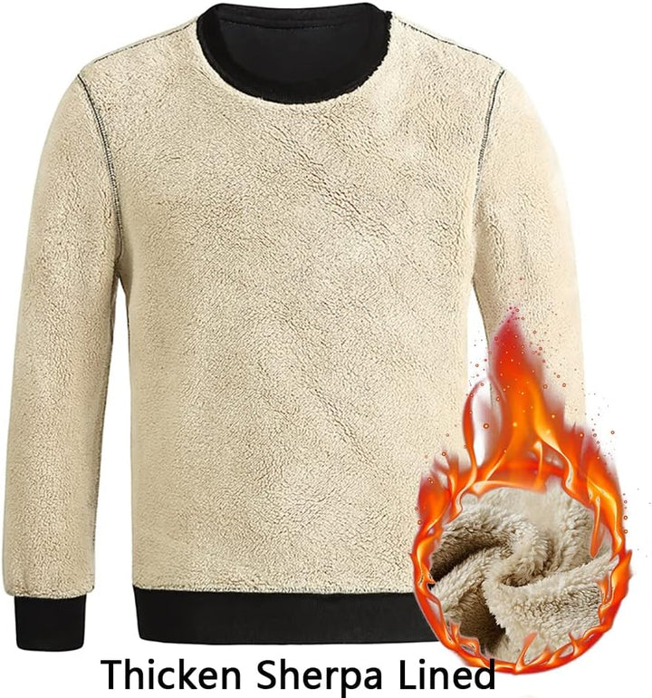 Men's Fleece Sweatshirt - Liam-Green-S-Nora Luxe