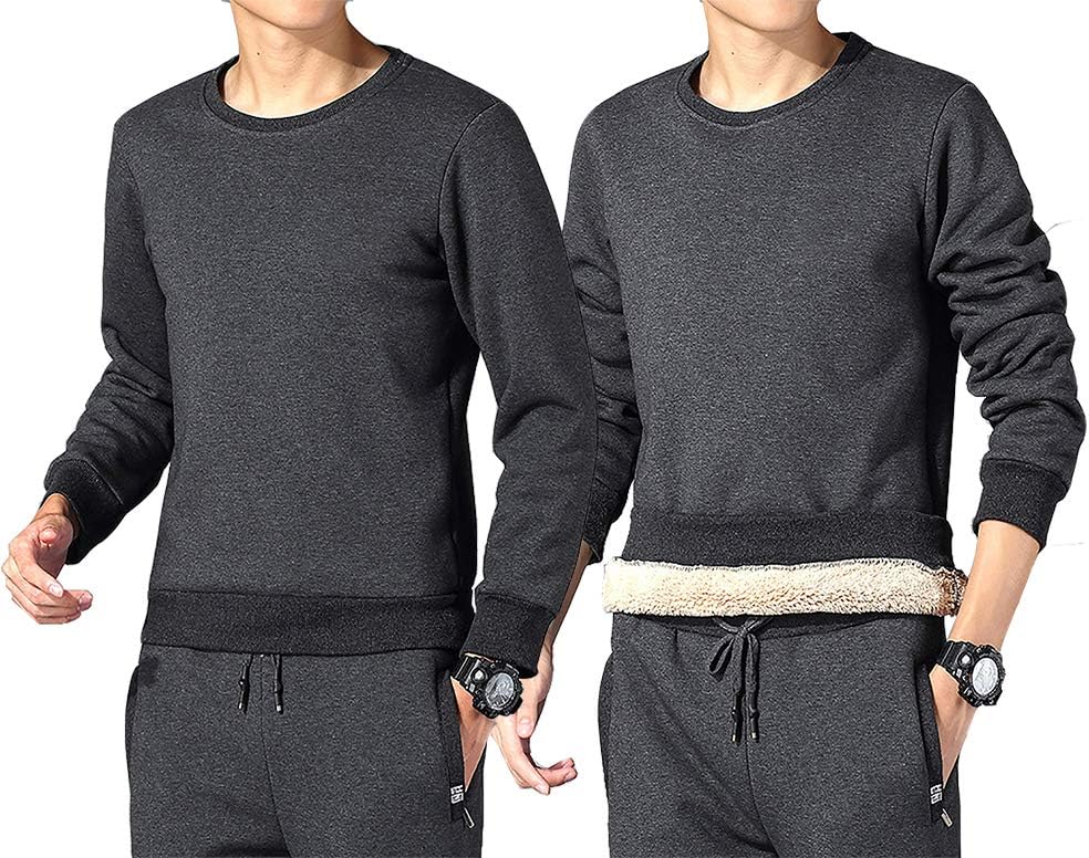 Men's Fleece Sweatshirt - Liam-Green-S-Nora Luxe