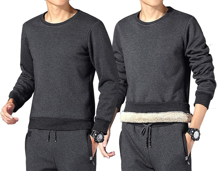 Men's Fleece Sweatshirt - Liam-Green-S-Nora Luxe