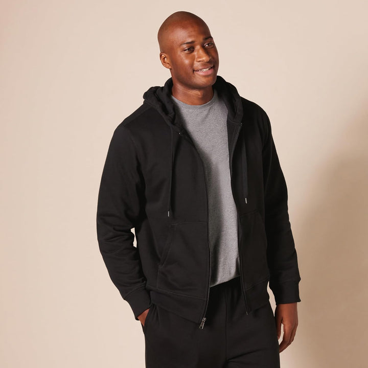 Men's Fleece Vest - Jake-Black-S-Nora Luxe