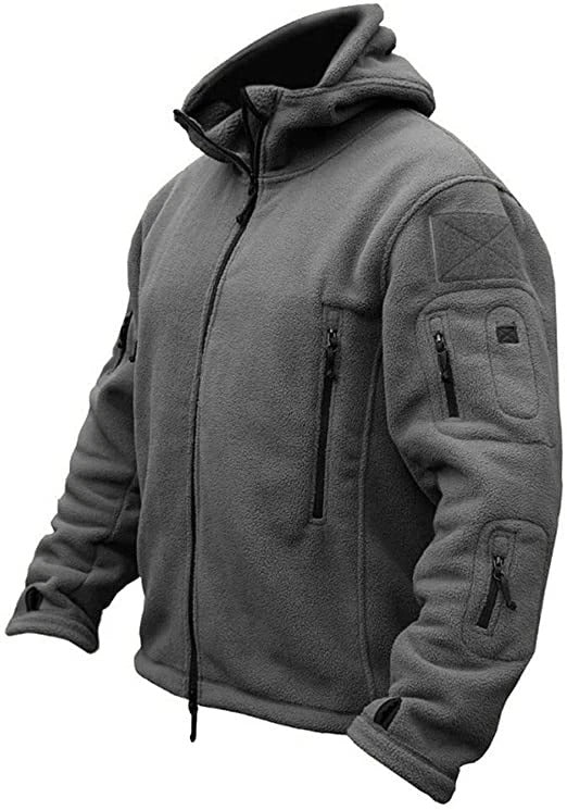 Men's Fleece Vest - ThermaVest-Gray-XS-Nora Luxe