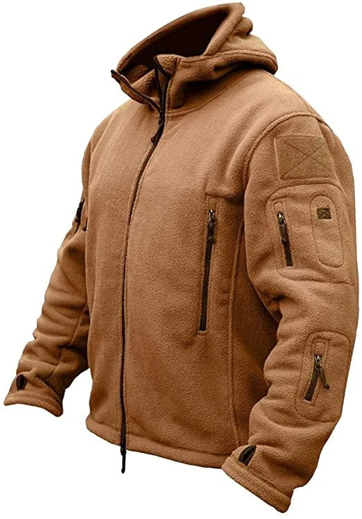 Men's Fleece Vest - ThermaVest-Khaki-XS-Nora Luxe