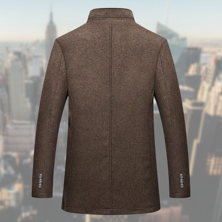Men's Jacket with Detachable Vest - Lucas-Brown-S-Nora Luxe