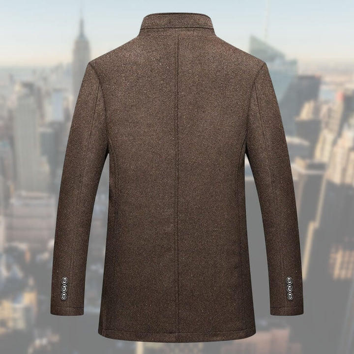 Men's Jacket with Detachable Vest - Lucas-Brown-S-Nora Luxe