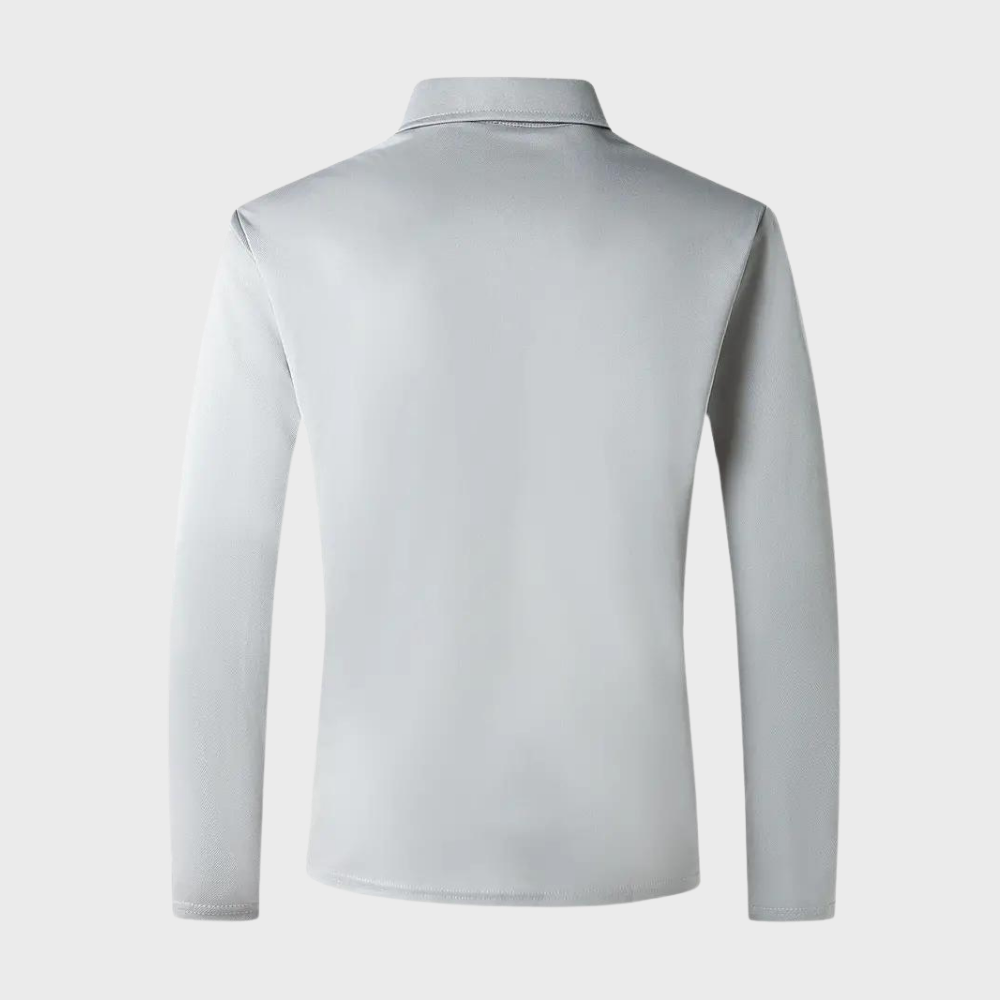 Men's Long Sleeve T-Shirt - Finn-Black-S-Nora Luxe