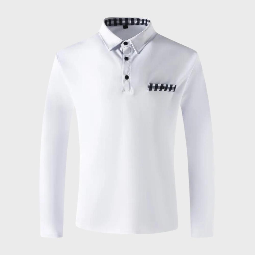Men's Long Sleeve T-Shirt - Finn-Black-S-Nora Luxe