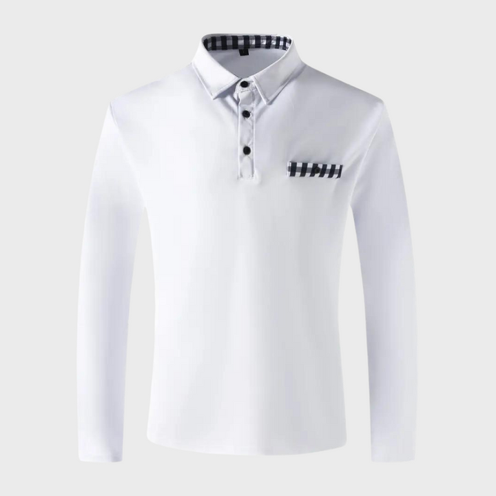 Men's Long Sleeve T-Shirt - Finn-Black-S-Nora Luxe