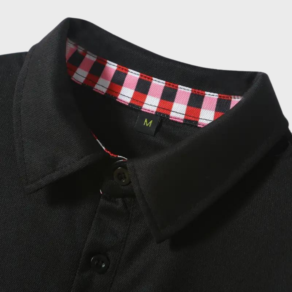 Men's Long Sleeve T-Shirt - Finn-Black-S-Nora Luxe