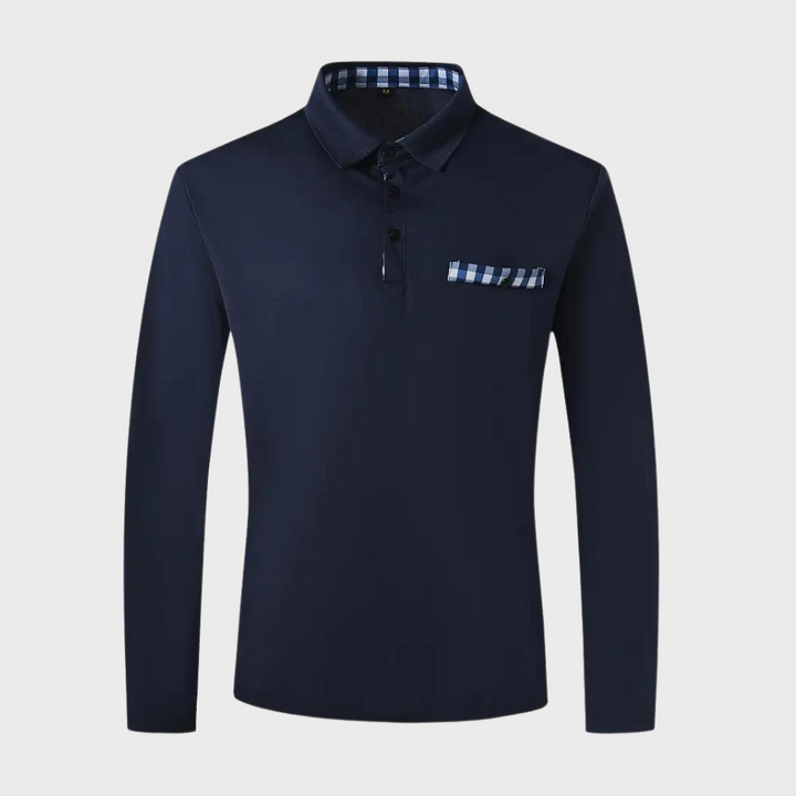 Men's Long Sleeve T-Shirt - Finn-Black-S-Nora Luxe