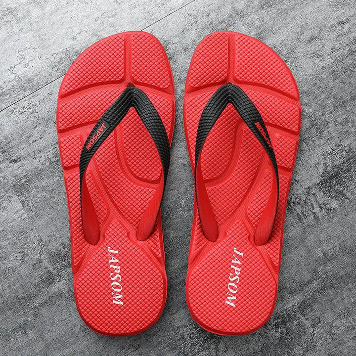Men's Massage Flip Flops - Atlas-Black-5.5-Nora Luxe