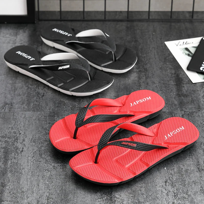 Men's Massage Flip Flops - Atlas-Black-5.5-Nora Luxe