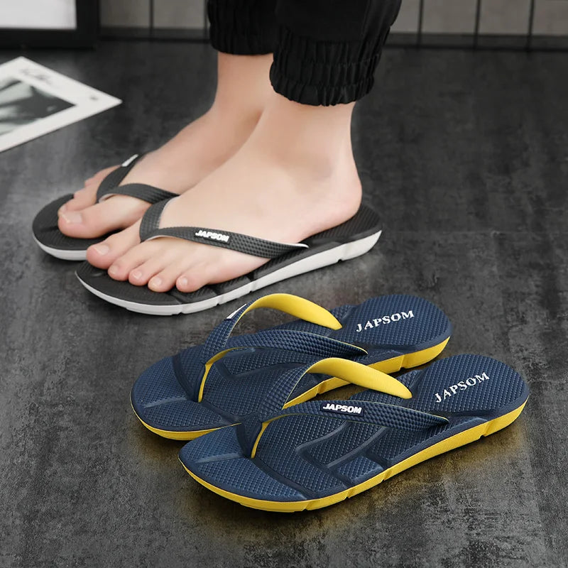 Men's Massage Flip Flops - Atlas-Black-5.5-Nora Luxe