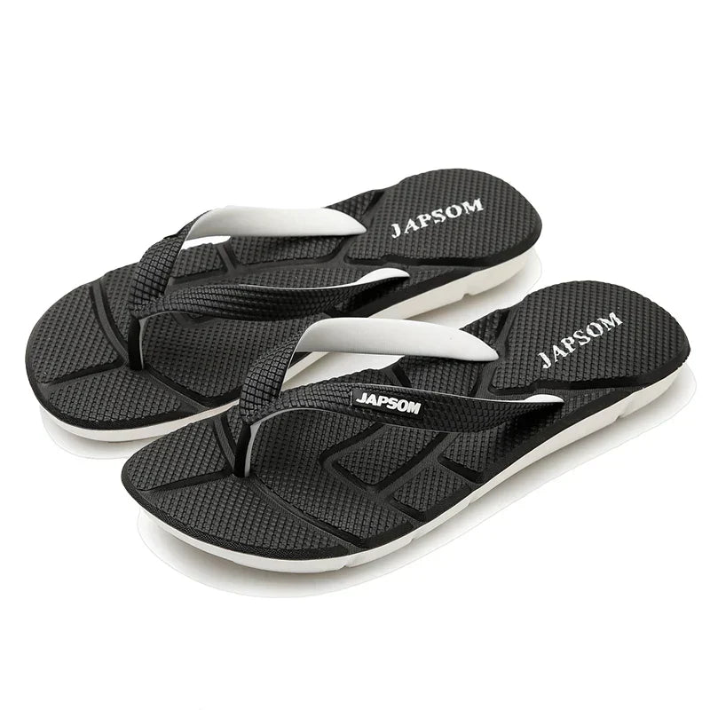 Men's Massage Flip Flops - Atlas-Black-5.5-Nora Luxe