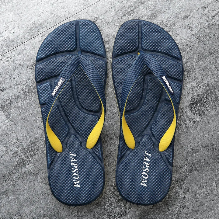 Men's Massage Flip Flops - Atlas-Black-5.5-Nora Luxe