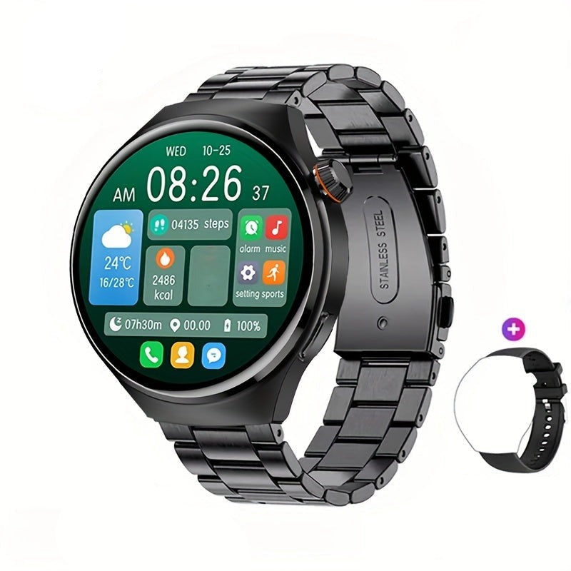 Men's NFC Smartwatch - Orion-Mat Black-Nora Luxe