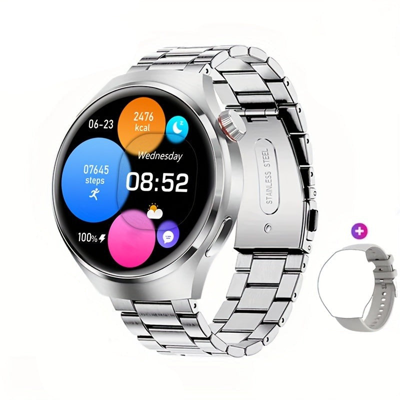 Men's NFC Smartwatch - Orion-Mat Zilver-Nora Luxe