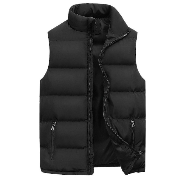 Men's Padded Bodywarmer | Water-Repellent | Stylish and Premium-Black-M-Nora Luxe