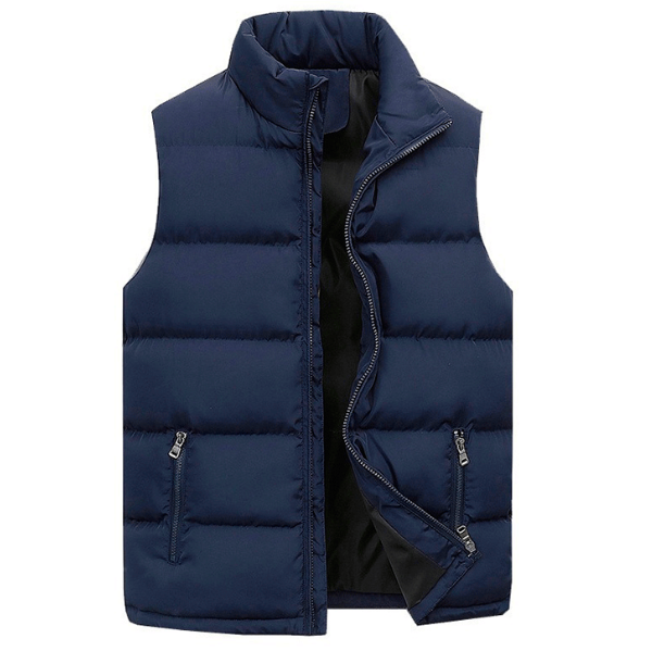 Men's Padded Bodywarmer | Water-Repellent | Stylish and Premium-Blue-M-Nora Luxe