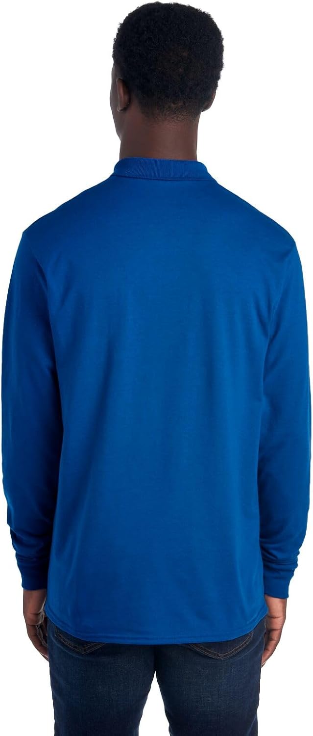 Men's Polo with Long Sleeves - Mark-Black-S-Nora Luxe