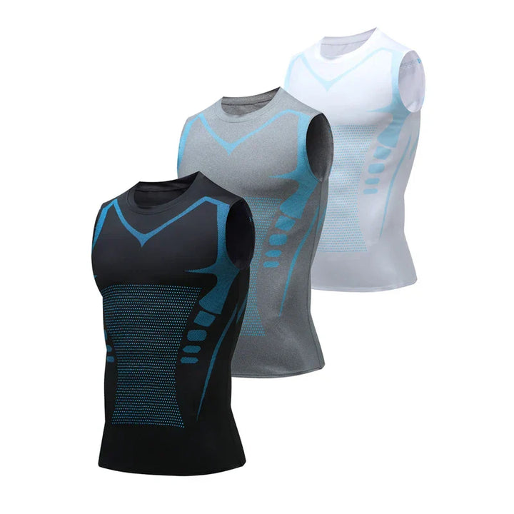 Men's Shaping Vest - PowerVest Vita-Black-S-Nora Luxe